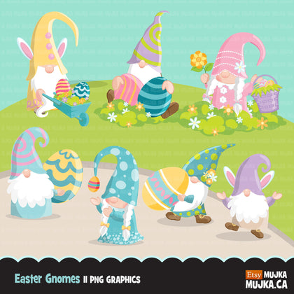 Easter gnome Clipart