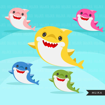 Baby Shark, animal clipart