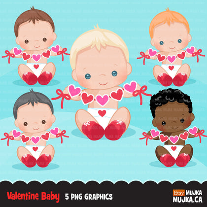 Valentine's Day Baby clipart