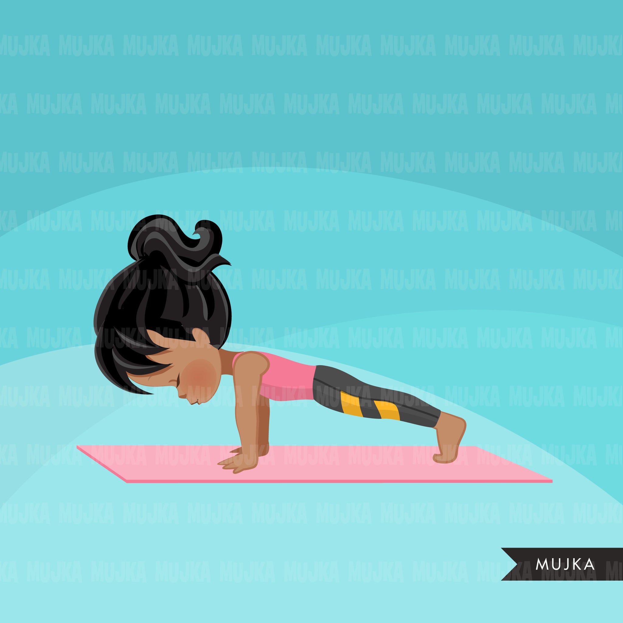 Yoga Girl clipart