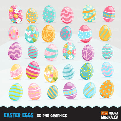 Easter Eggs Clipart