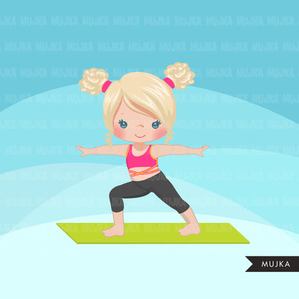 Yoga Girls clipart