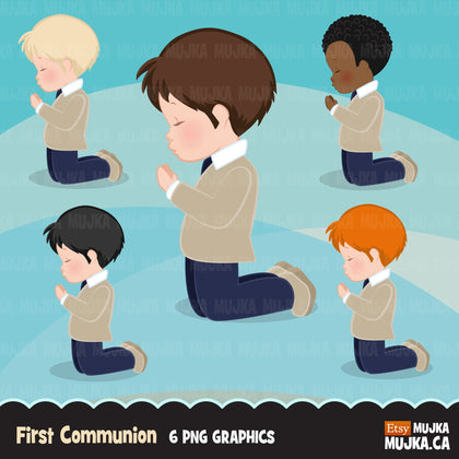 First Communion Clipart for Boy religious