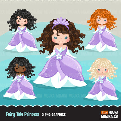 Fairy Tale Princess Clipart, girl