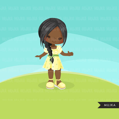 Lemonade Stand Girls clipart summer