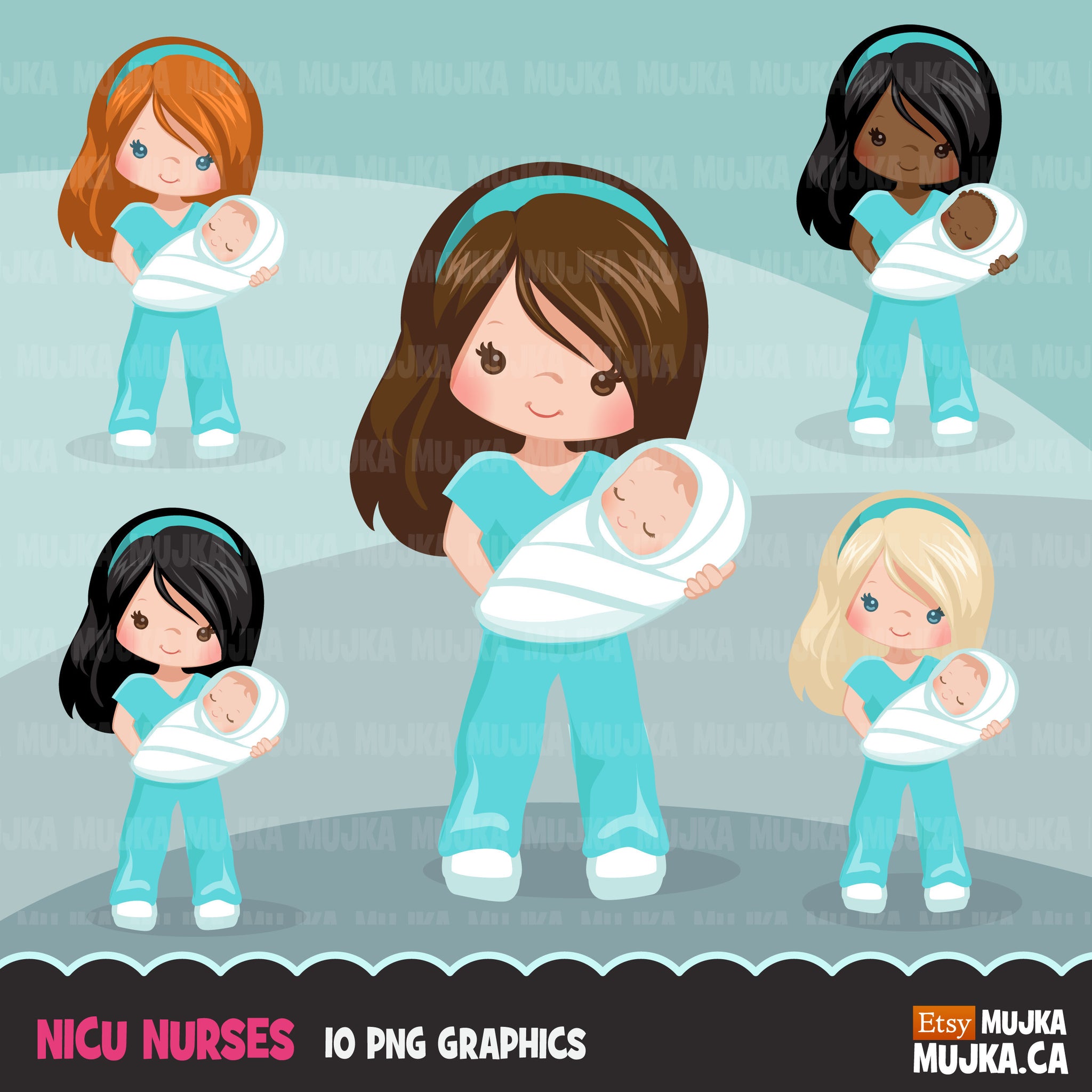 Nicu Girl Nurse Clipart
