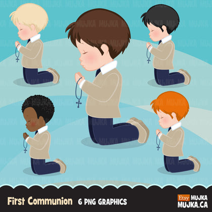 First Communion Clipart for Boy religious