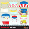 Event Stand Banner Creator Clipart summer, Create your own hotdog, popcorn, cupcake, lemonade, festival stand Graphics
