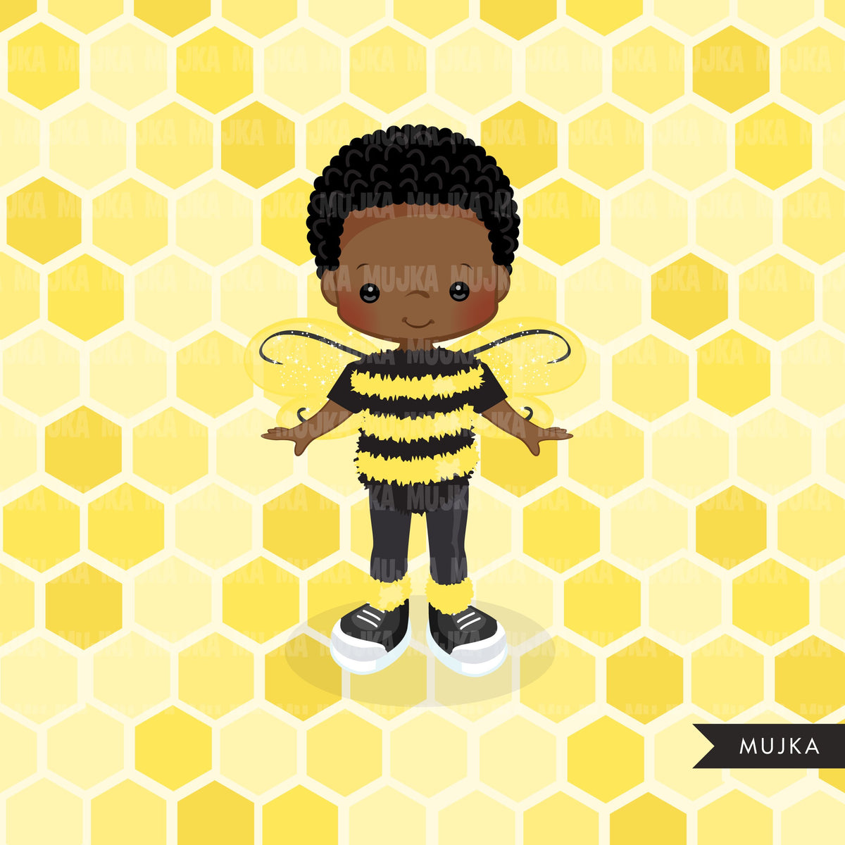Bumblebee Boys clipart, spring, summer – MUJKA CLIPARTS