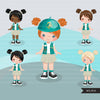 Junior Girl Scouts clipart  Scout Camping, outdoors graphics