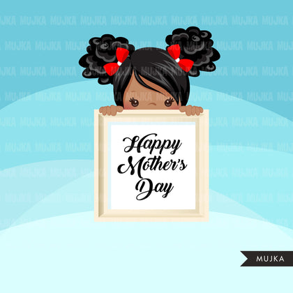 Peeking Girls Clipart