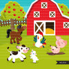 Farm clipart , farm animals, farmers, tractor, red barn, pig, chicken, cow, horse clip art graphics
