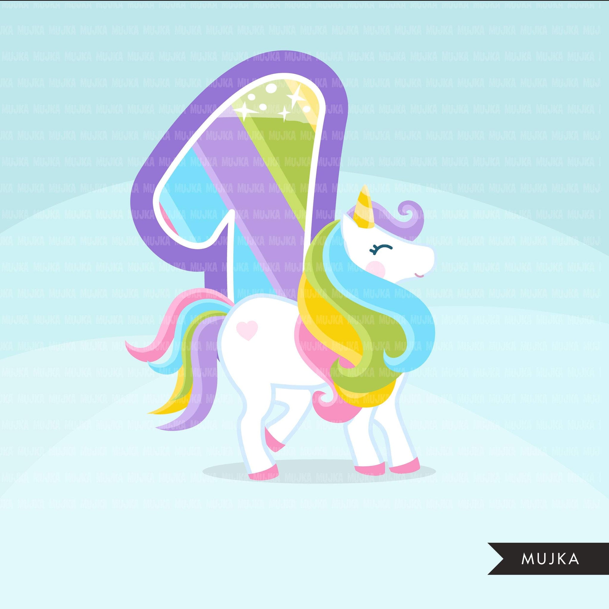 Buy Cute Rainbow Unicorn PNG, Transparent Animal Clipart, Kids Cartoon  Design,printable Sublimation,commercial Use,baby Shower Magical PNG Art  Online in India 