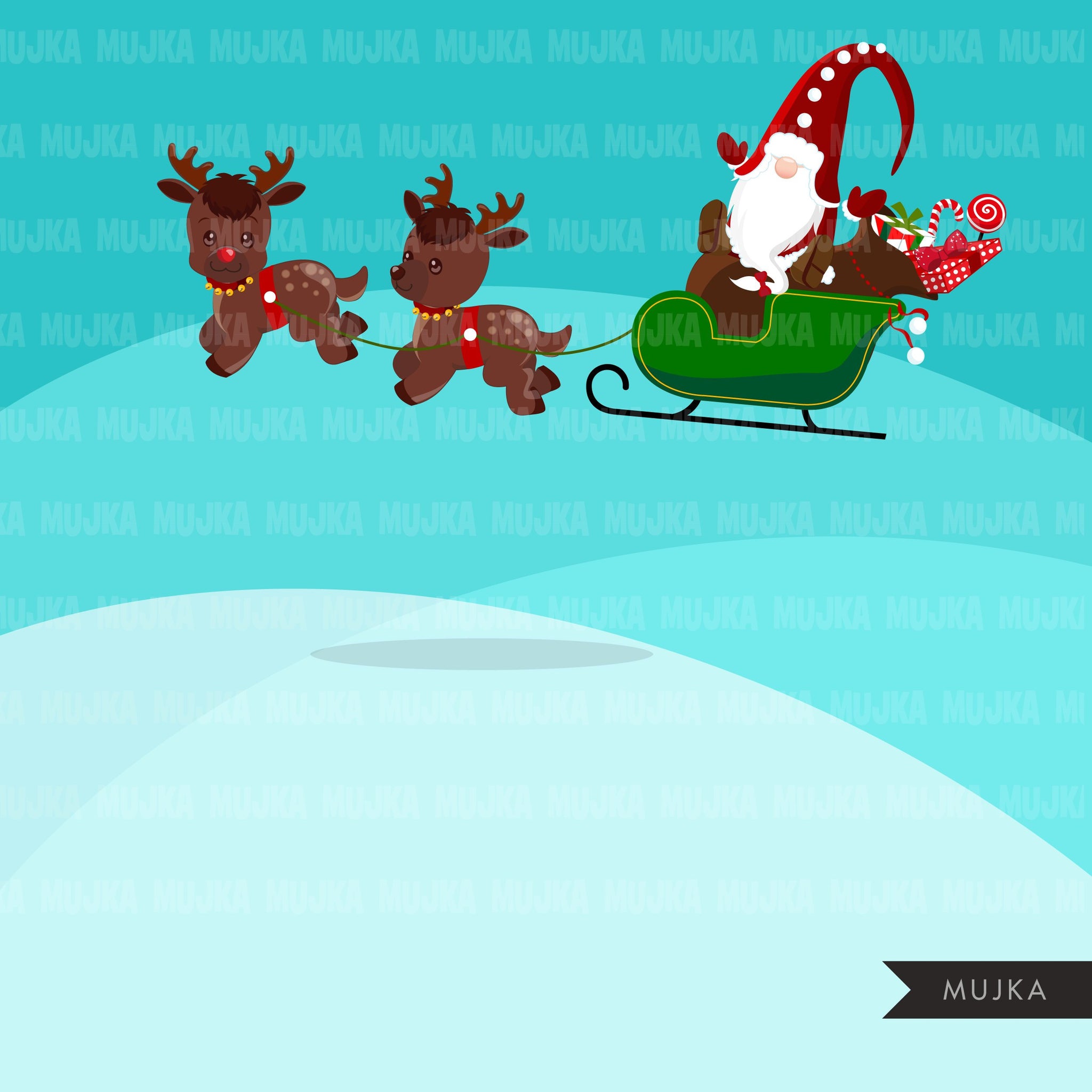 Clipart de gnomos de Papai Noel de Natal, gráficos de gnomos escandinavos, ilustração, feriado, noel, clipart de personagens fofinhos