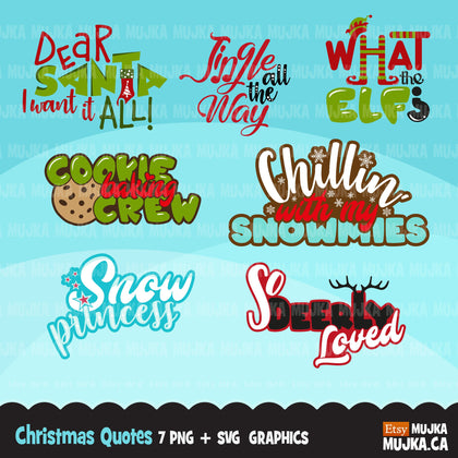 Christmas Quotes Svg Png digital, Vinyl sublimation image transfer clipart, t-shirt graphics