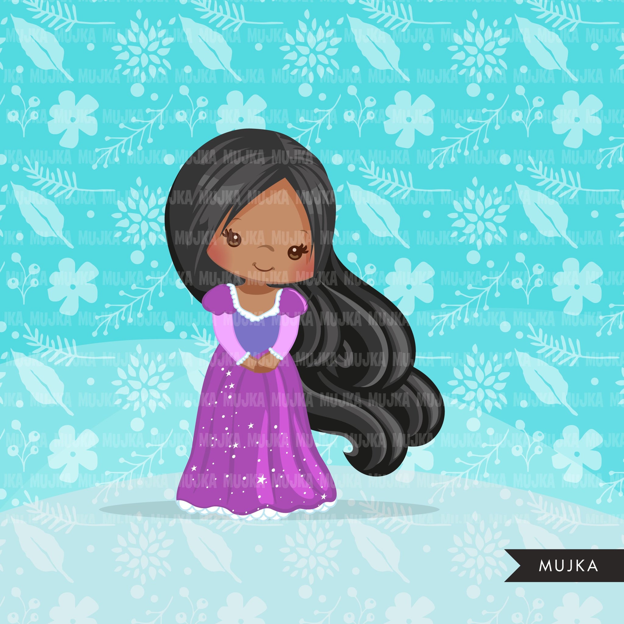 purple princess dress clipart Purple Quinceaera Princess Clipart: Elegant Gown (digital Download)