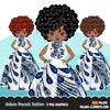 Black woman clipart avatar, Ankara peacock print bow tie and skirt, fashion graphics shop logo sorority zeta boss afro girl clip art PNG