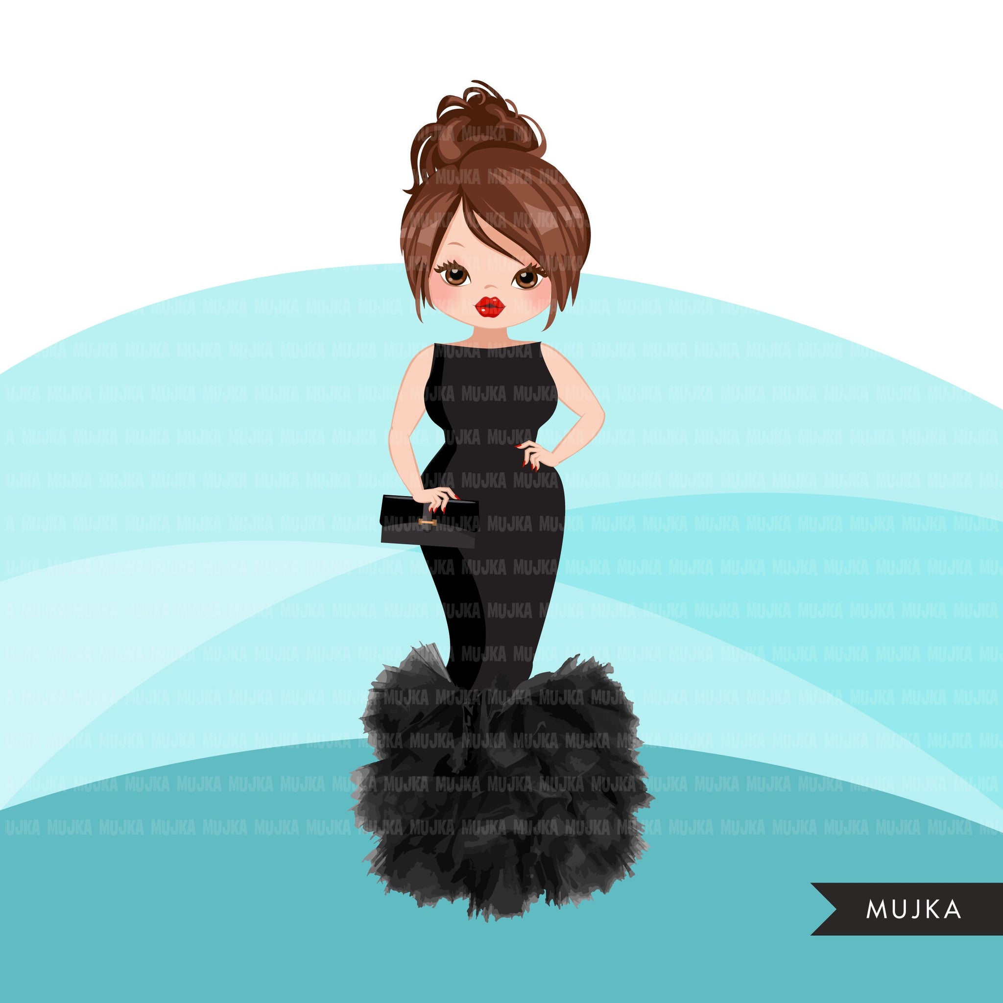 lady in dress clipart Lady In Black Dress Png Sticker Illustration, Dress Clipart, Sticker Clipart, Lady Clipart PNG Transparent Image and Clipart for Free Download