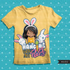 easter png digital hanging with my peeps htv sublimation image transfer clipart t-shirt graphics little girl