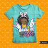 easter png digital hanging with my peeps htv sublimation image transfer clipart t-shirt graphics little black girl
