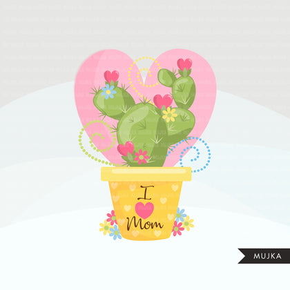 Mother's Day Clipart, floral frames, mom, mum love quotes, coffee, hearts, high heels, perfume, gift graphics, PNG clip art