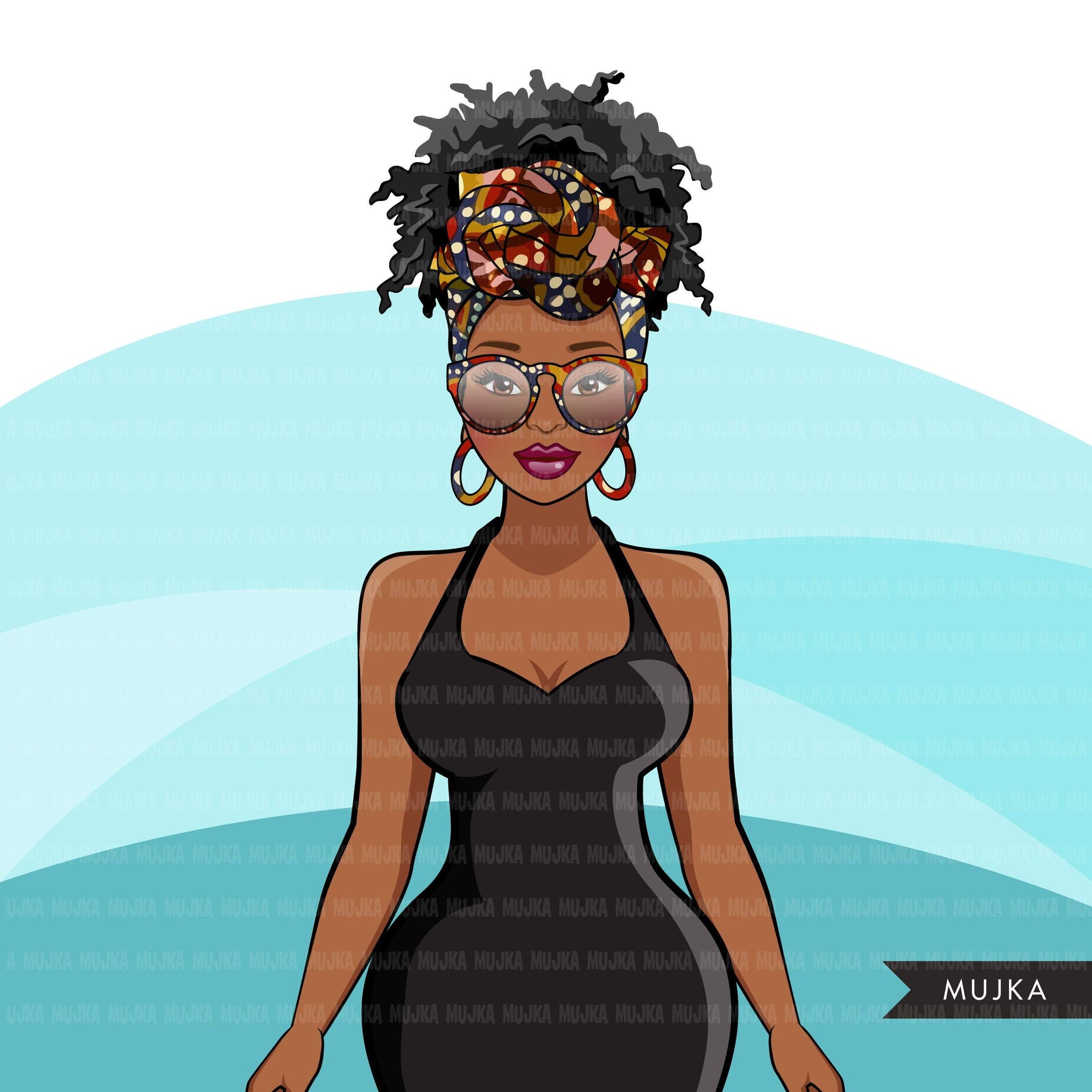 Ankara Fashion Graphics, African dress, black woman traditional patter MUJKA CLIPARTS Ankara Fashion Graphics, African dress, black woman traditional patter MUJKA CLIPARTS