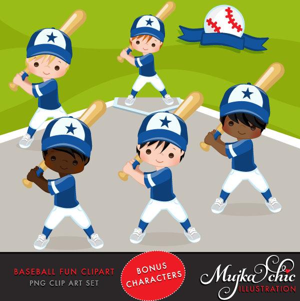 Baseball & Softball Clipart Bundle, Sports graphics, sublimation, print and cut  commercial use PNG clip art