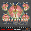 Zodiac Capricorn Clipart, descarga digital Png, gráficos de sublimación para Cricut &amp; Cameo, diseños de signos del horóscopo de mujer negra