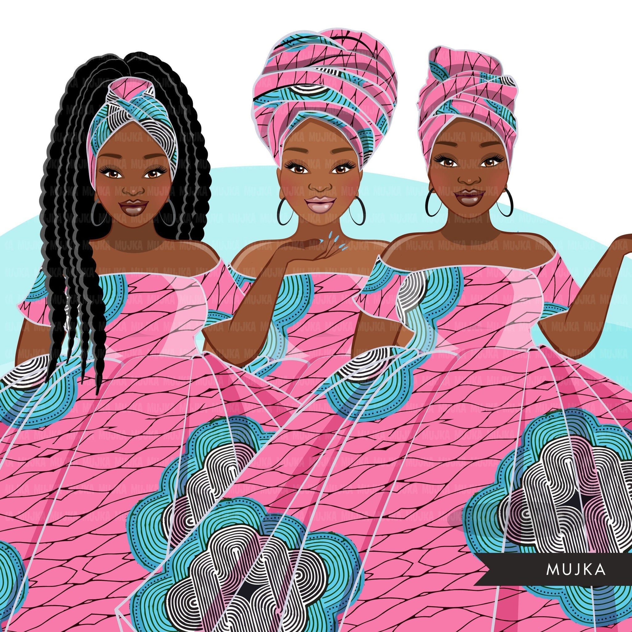 pink and blue african dress Pink Party Dress African Print Patchwork Sweetheart Dress With Pockets and Tie Belt Fully Lined With Underskirt 100% Cotton