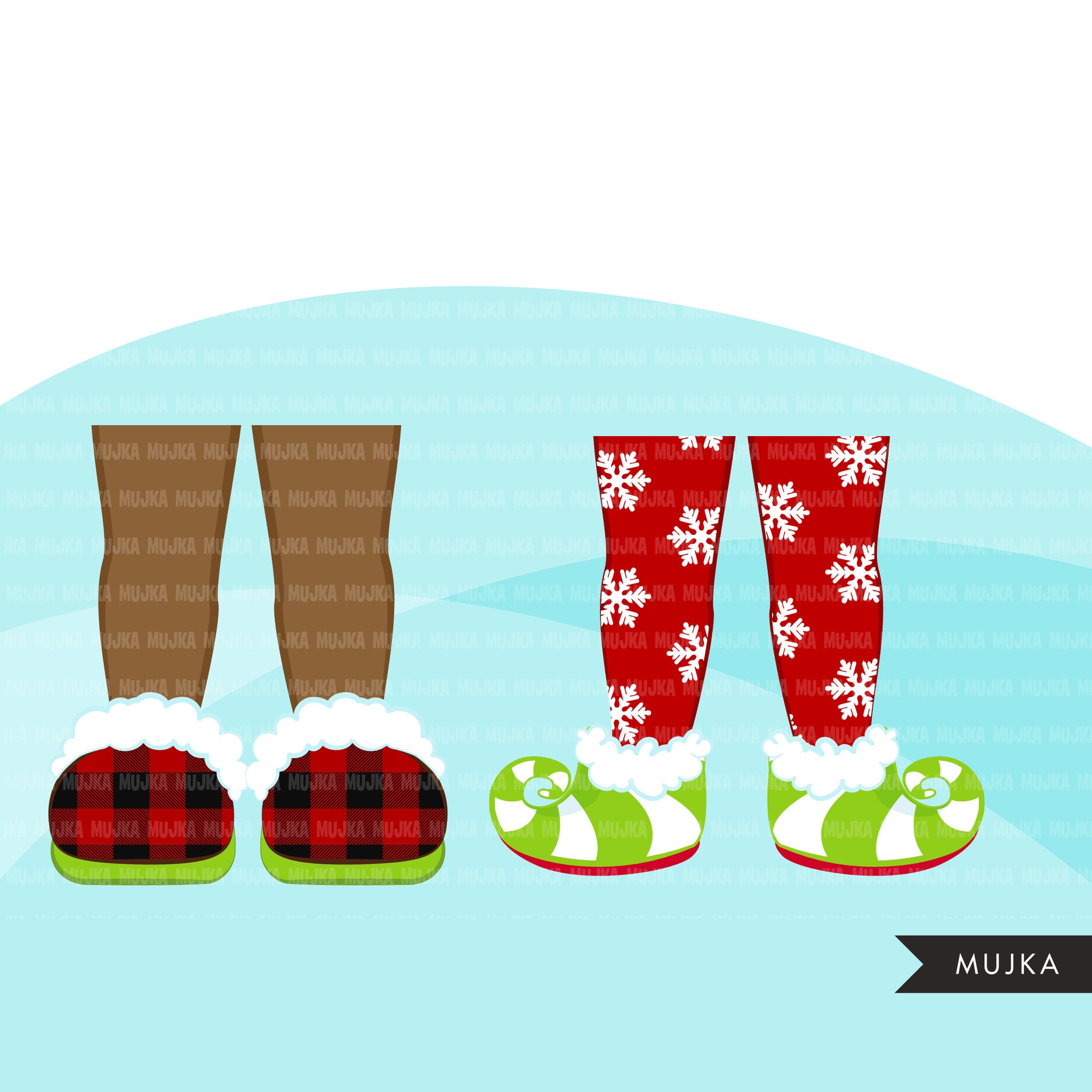 Christmas slippers clipart, Christmas graphics, woolly socks, elf slippers, Noel graphics, Christmas legs, png sublimation clip art