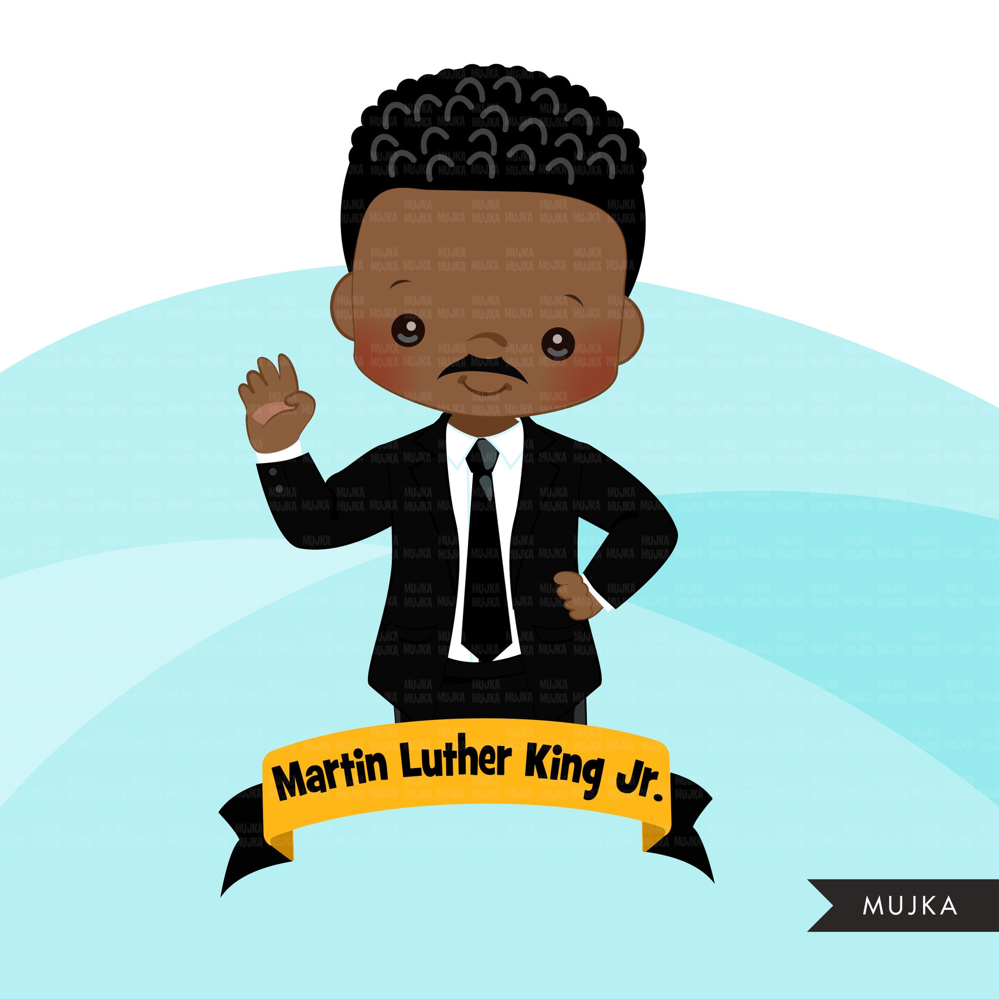 martin luther king clipart