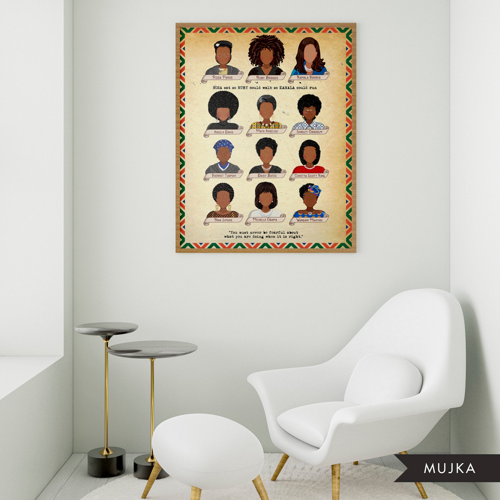 Black history poster, Printable, poster Black woman, Social justice, Rosa Parks, Harriet Tubman, Maya Angelou, history graphics,  PNG