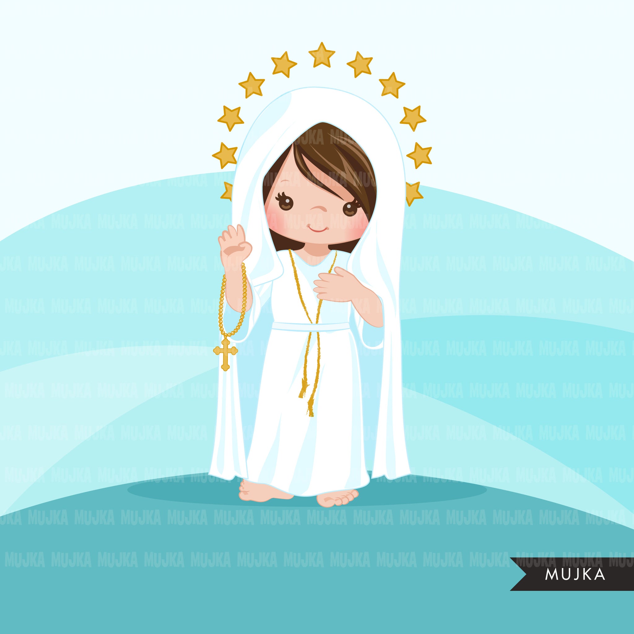 Our Lady of Fatima clipart, Saint religious sublimation designs digital download, catholic design, Christian png file for cricut, png