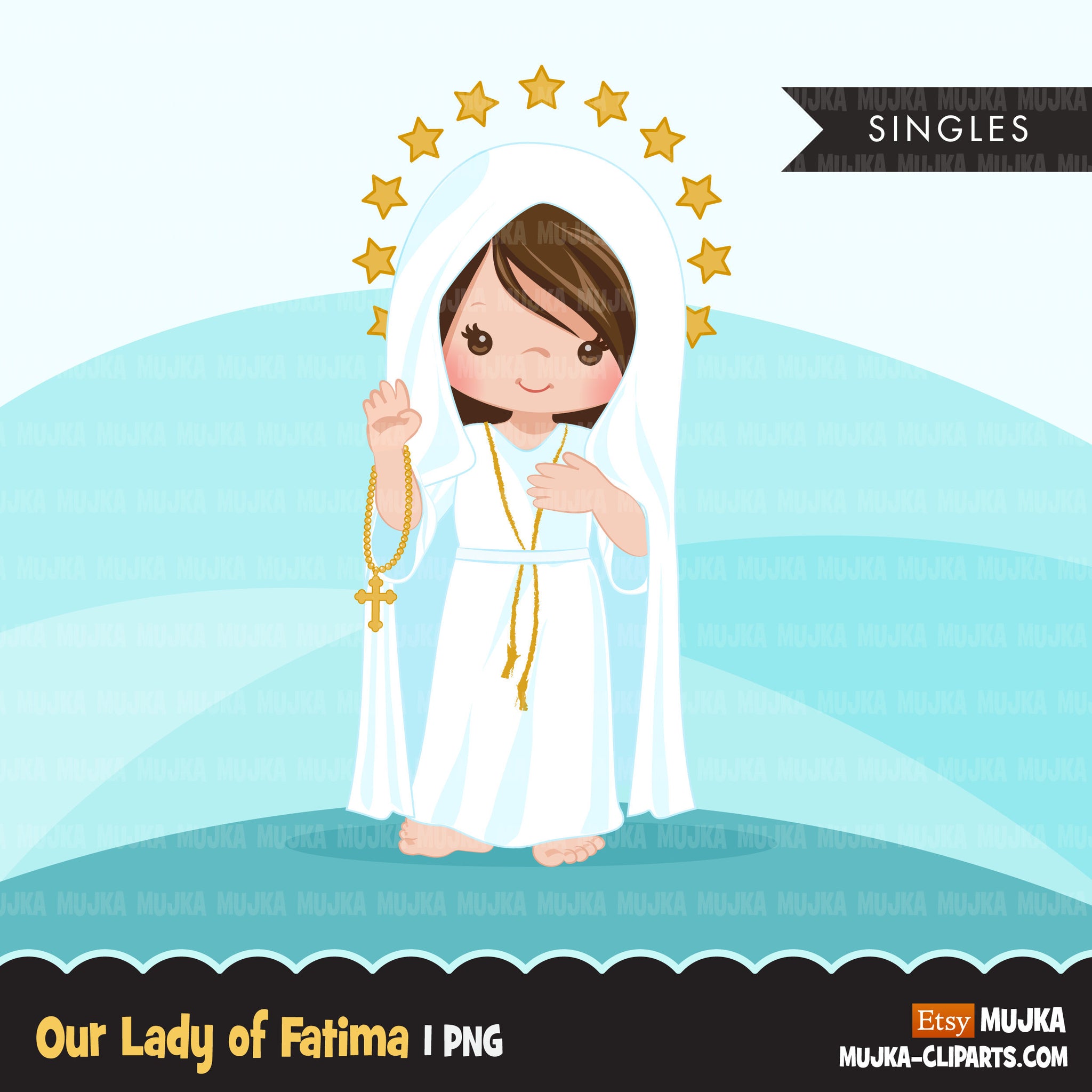 Our Lady of Fatima clipart, Saint religious sublimation designs digital download, catholic design, Christian png file for cricut, png