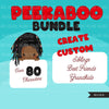 Peekaboo Clipart Bundle, Peekaboo girl, peekaboo boy, Best friends, siblings sublimation designs