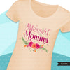 Blessed Momma png, blessed mom sublimation designs digital download, blessed mom Shirt designs, mothers day designs for cricut downloads