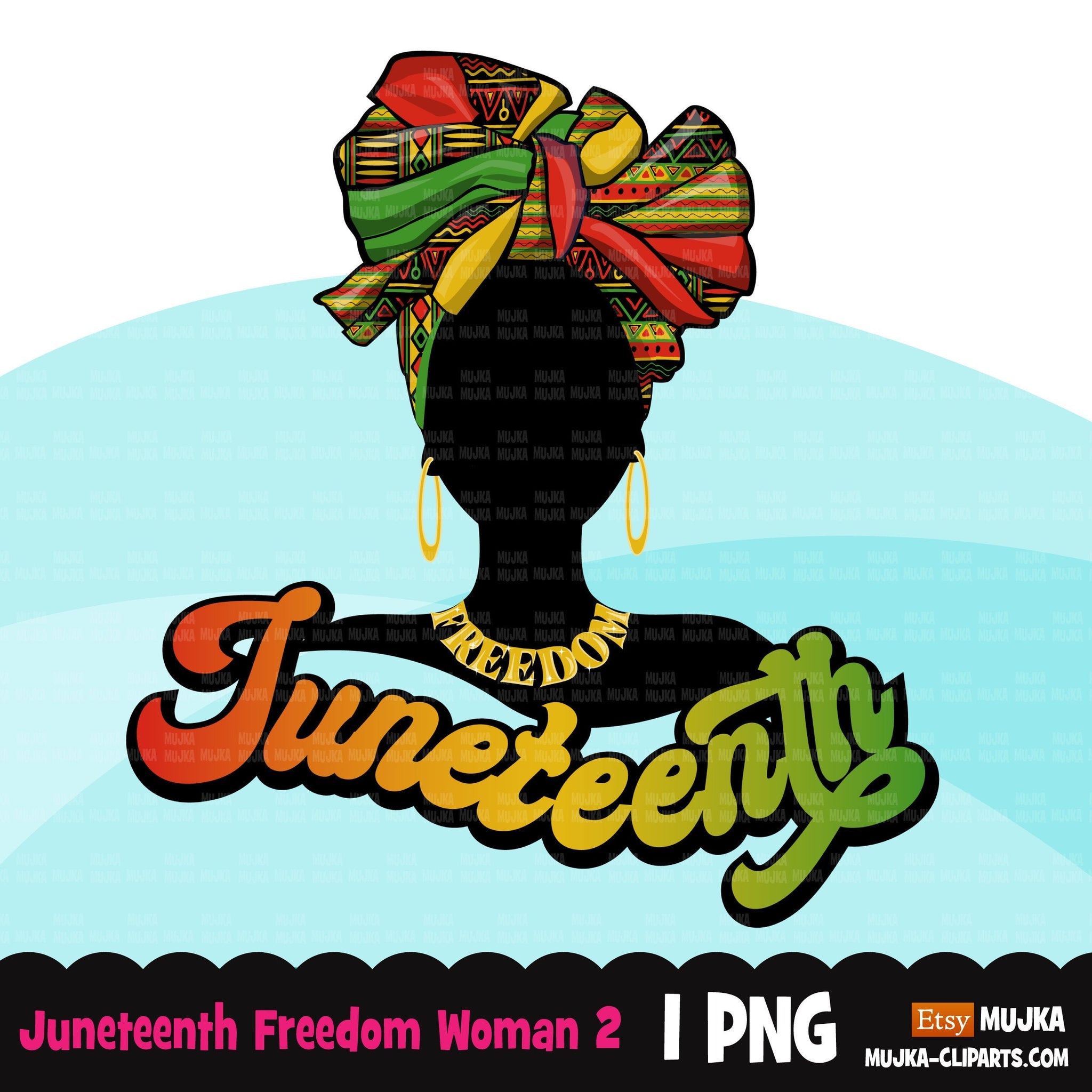 Juneteenth clipart, Juneteenth African woman, black history sublimation designs download, freedom quotes, independence day, 1865 png