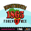 Juneteenth clipart, Forever free, black history sublimation designs download, Juneteenth quotes, independence day, 1865 png
