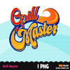 Grillmaster, grill master png, BBQ clipart, bbq sublimation designs, grillmaster png, picnic graphics, digital download