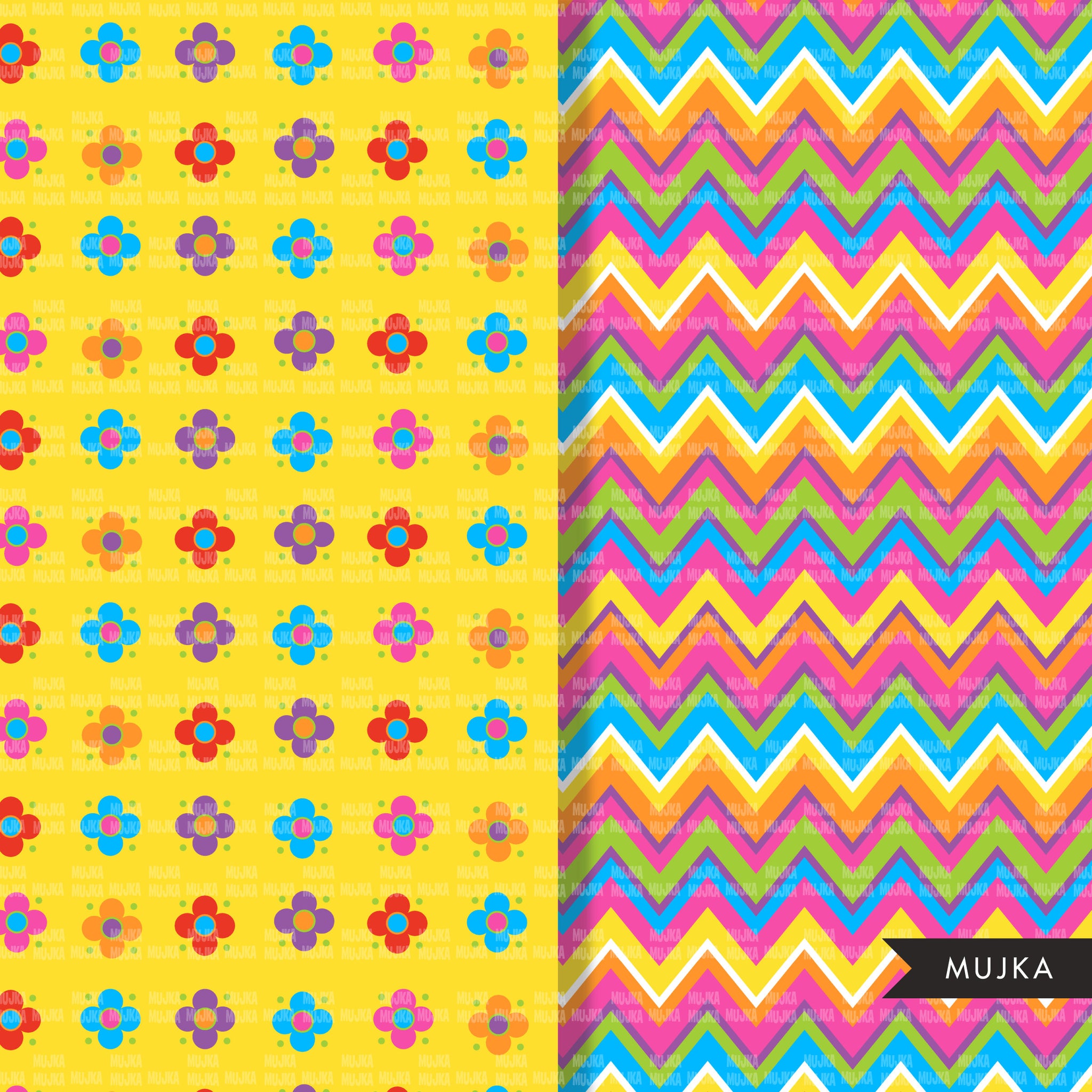 Rainbow Digital papers, seamless rainbow pattern, digital paper pack, printable pattern, digital background, birthday party papers, lgbtq