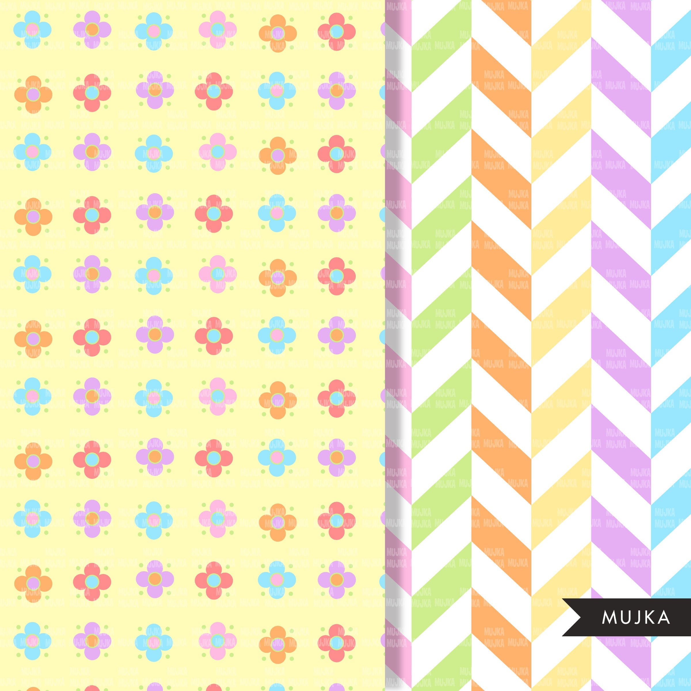 Holographic Rainbow Digital Paper Pack Graphic by mragjaza