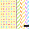 Rainbow Digital papers, seamless pastel rainbow pattern, digital paper, printable pattern, digital background, birthday party papers, lgbtq