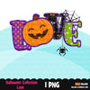 Halloween png, Halloween pumpkin love png, Halloween sublimation designs, Halloween pumpkin, Halloween shirt designs, spooky graphics