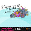 Happy Fall y'all png, Fall pumpkins sublimation designs digital download, denim pumpkins, fall shirt designs, glitter pumpkin graphics