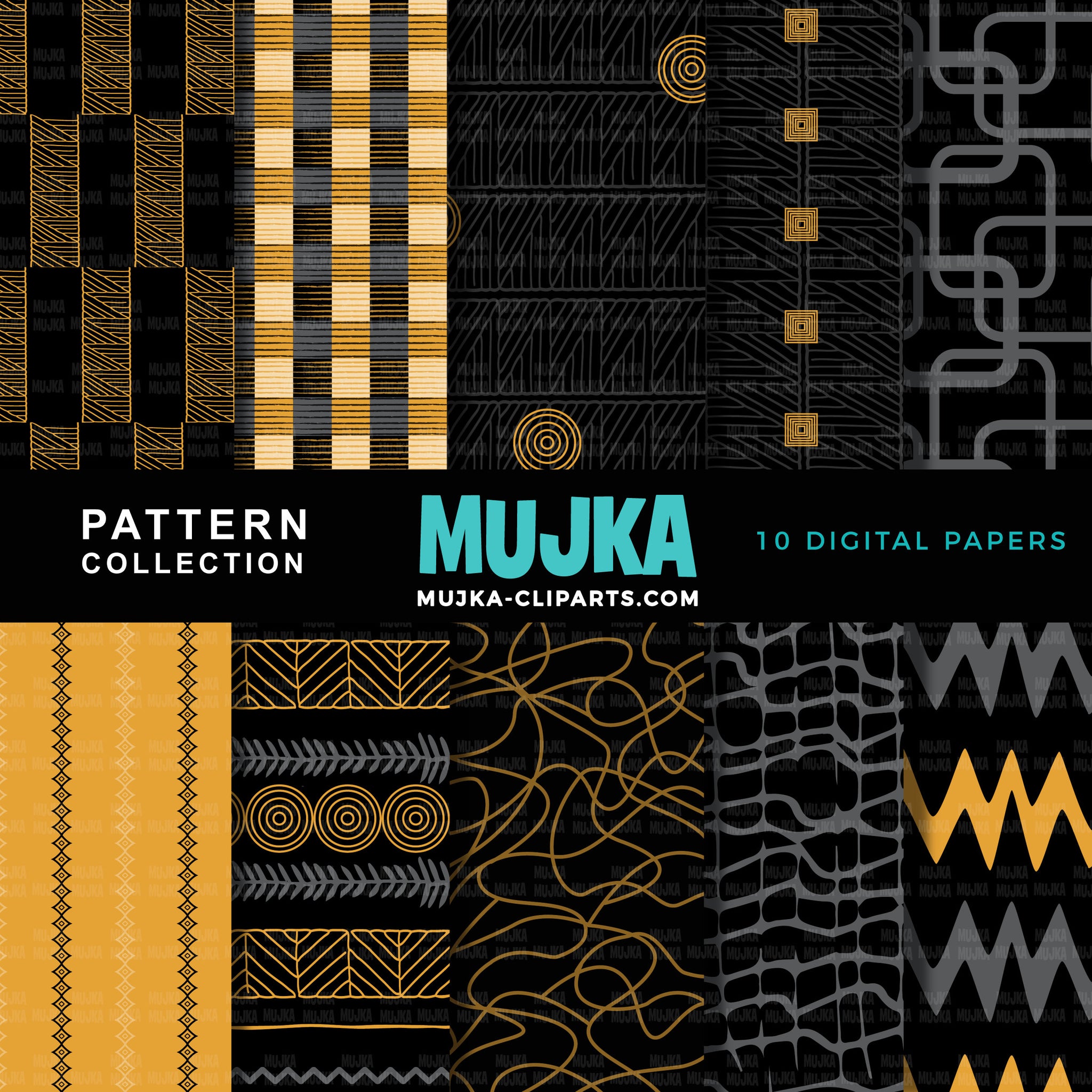 Masculine digital papers, men's digital patterns, seamless scrapbook papers, black and gold digital papers, father's day, new year papers