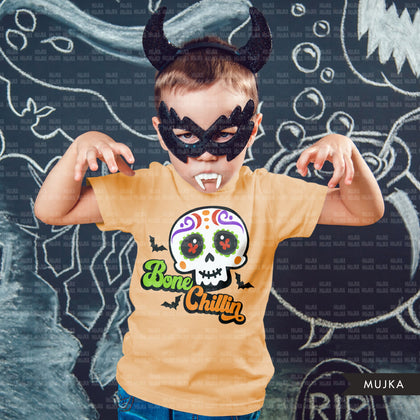 Halloween png, Halloween sugar skull, bone chillin png, Halloween sublimation designs, Halloween day of the dead, Halloween shirt designs