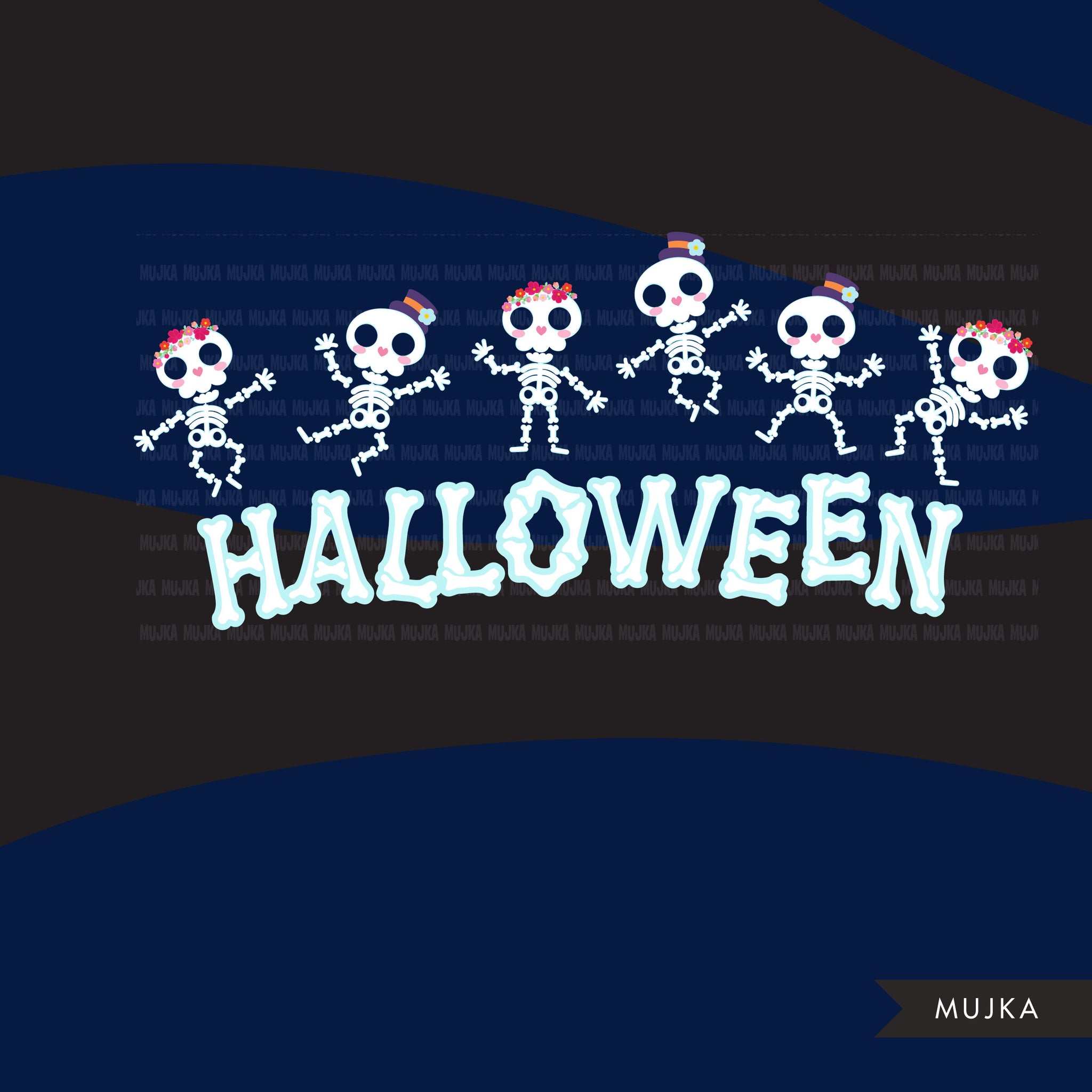 Cute Halloween clipart, cute to the bone, halloween sublimation designs, sugar skull png, skeleton shirt, skeleton clipart, cute bones