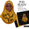 Hijab is my Crown PNG, Black woman clipart, Muslim woman designs, empowerment quotes, Muslim headscarf, Islamic graphics, pod ready png, religious