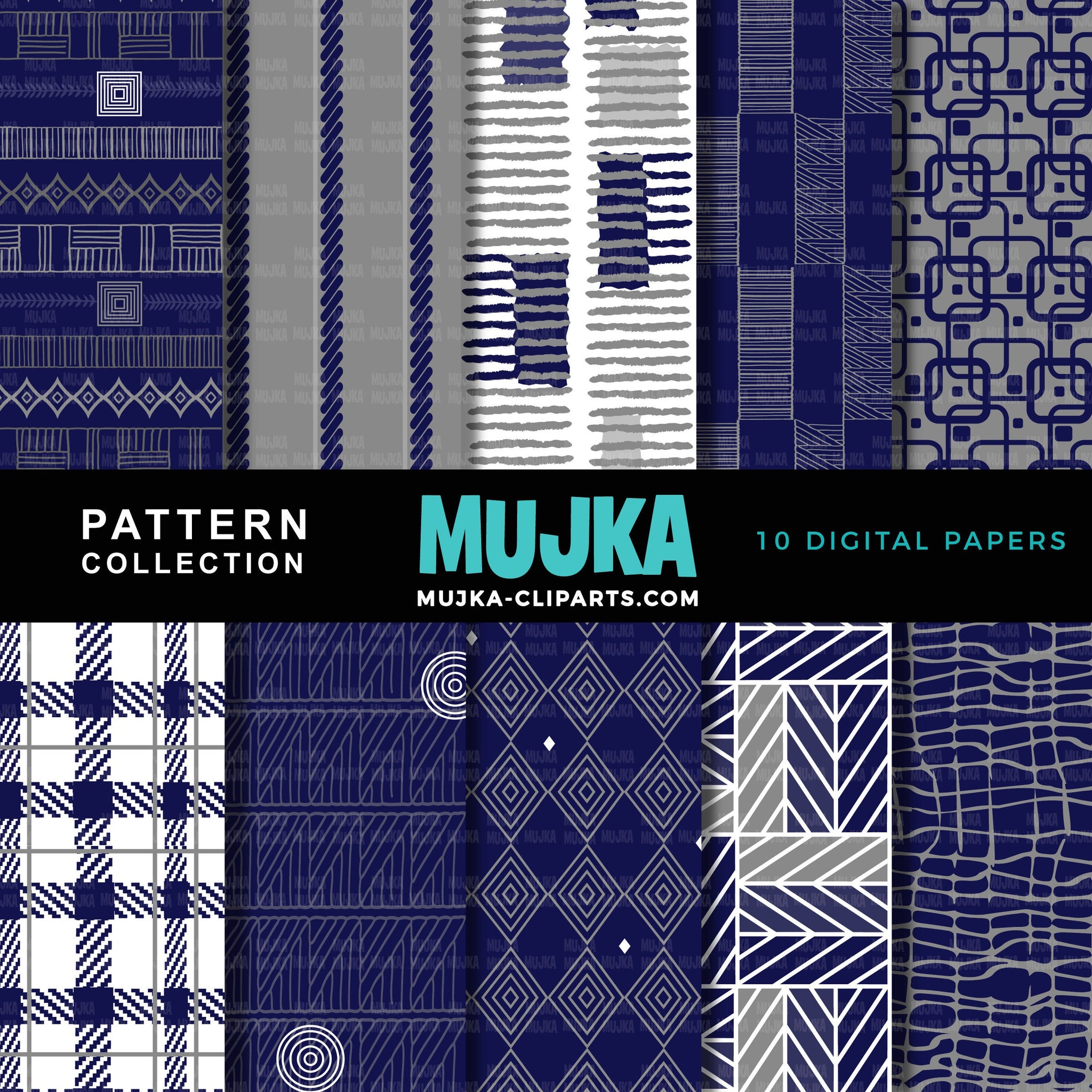 Masculine digital papers, men's digital patterns, seamless scrapbook papers, navy blue white digital papers, father's day, new year papers