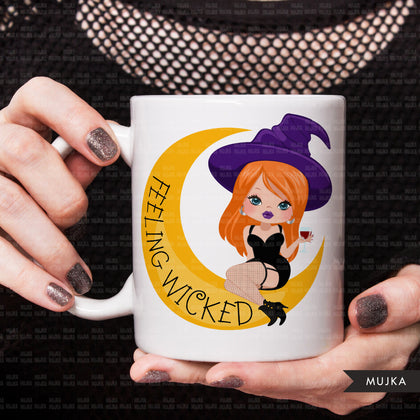 Halloween png, Halloween witch png, feeling wicked sublimation designs, Halloween clipart, wicked witch, Halloween shirt, wicked witch shirt